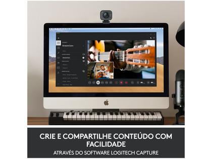Imagem de Webcam Logitech Full HD com Microfone