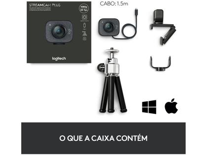 Imagem de Webcam Logitech Full HD com Microfone