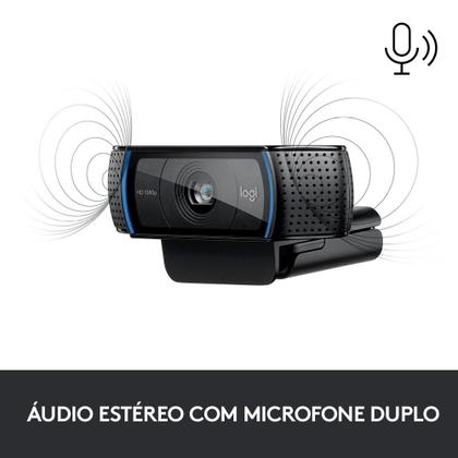 Imagem de Webcam Logitech USB C920s 30 FPS Full HD1080p Com Microfone