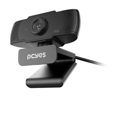 Imagem de Webcam Pcyes Raza HD-03, HD, 720P, Com Microfone, Preto - Rzhd03