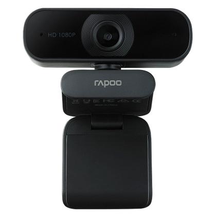 Imagem de Webcam Rapoo C260 FHD 1080P, Autofoco, Microfone com Cancelamento de Ruído, Preto - C260