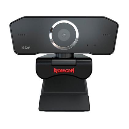 Imagem de Webcam Redragon Streaming Fobos 2, HD 720p, 2 Microfones, Redução de Ruídos