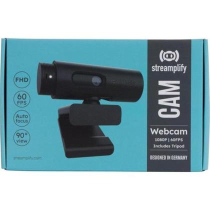 Imagem de Webcam Streamplify Full HD 60FPS Preta