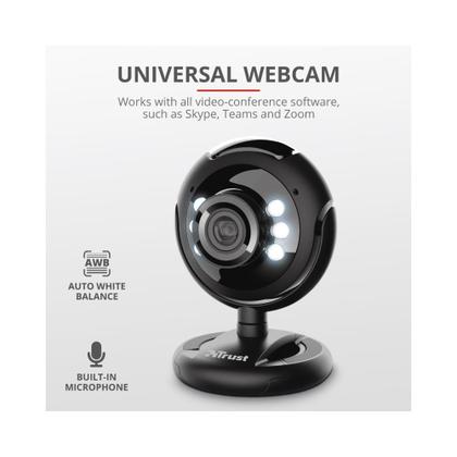 Imagem de Webcam Trust SpotLight Pro com flash