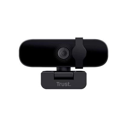 Imagem de Webcam Trust Tanor Full HD 1080p, Microfone Integrado, Proteção de Privacidade, USB, Preto - 25548