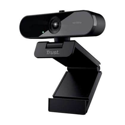 Imagem de Webcam Trust TW-200 Full HD 1080p, Microfone de Longo Alcance, Filtro de Privacidade, USB, Preto - 24734