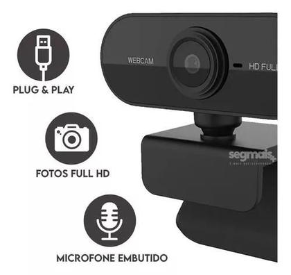 Imagem de Webcam Usb 1080p Mini Câmera Pc Full Hd W01