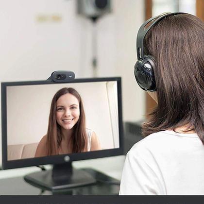Imagem de Webcam Videochamada HD 720p Com Microfone Embutido C270 - Logitech