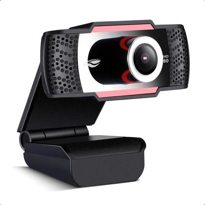 Imagem de Webcam WB-100BK C3Tech 1080P, Full HD, USB2.0, 2MP, 30 FPS