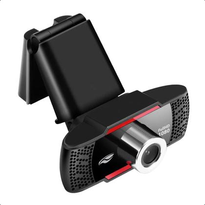 Imagem de Webcam WB-100BK C3Tech 1080P, Full HD, USB2.0, 2MP, 30 FPS