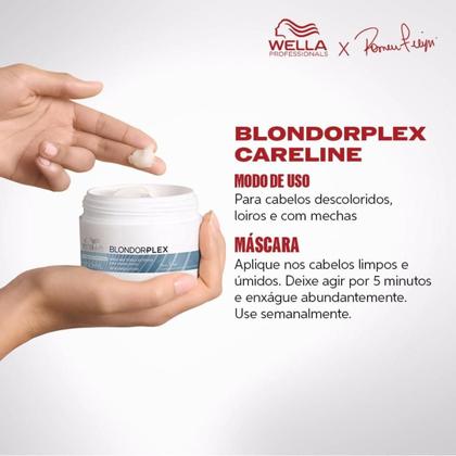 Imagem de Wella BlondorPlex Care Line Leave-in Protective 145ml + Masc 150ml + Óleo 100ml