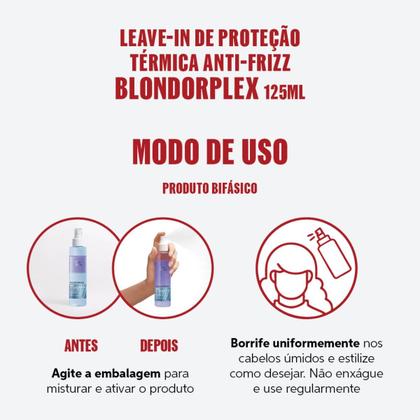 Imagem de Wella BlondorPlex Care Line Sh 250ml + Cond 200ml + Masc 150ml + Leave-in 145ml + Shine 200ml