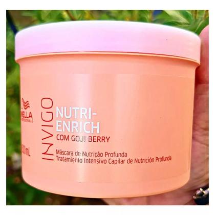 Imagem de Wella Enrich Invigo Secos Ressecados Nutrição Hidratação Reflexos Luzes Quimicamente Tratamento Vella Shampoo 1litro e M