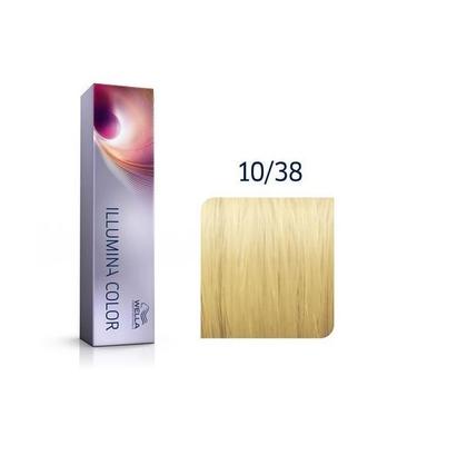 Imagem de Wella Professionals Illumina Color 10/38 Louro Claríssimo Dourado Pérola- Coloração 60ml
