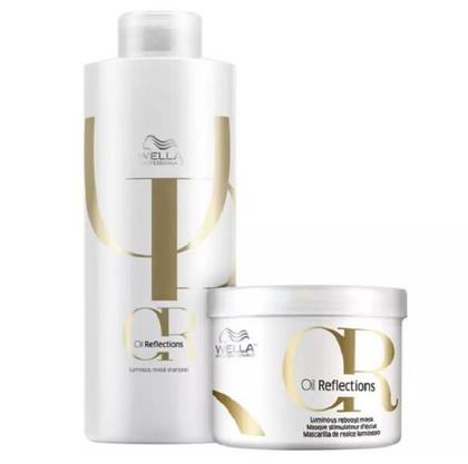 Imagem de Wella Professionals Oil Reflections Shampoo 1L+Mascara 500g+Oil 100ml