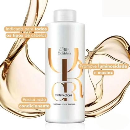 Imagem de Wella Professionals Oil Reflections Shampoo 250ml + Óleo 30ml + Máscara 150ml