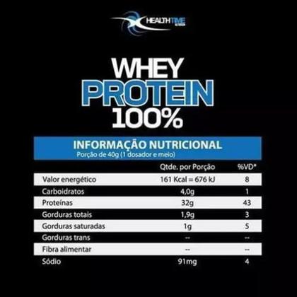 Imagem de Whey 100% Healthtime 900g Refil