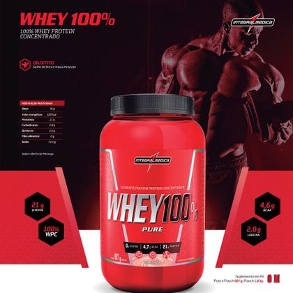 Imagem de Whey 100%Pure 900g Pote Integralmedica