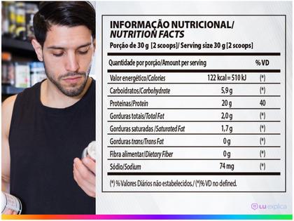 Imagem de Whey 100% Pure Cookies and Cream Pouch  900g - Integralmédica
