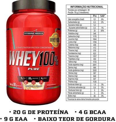 Imagem de Whey 100% Pure Pote 900g Cookies And Cream Integralmedica