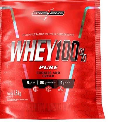 Imagem de Whey 100% Pure - Whey Protein Cookies and Cream 900G (Refil) - Integral Médica