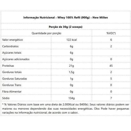 Imagem de Whey 100% Refil (900G) - Sabor: Açai Com Banana