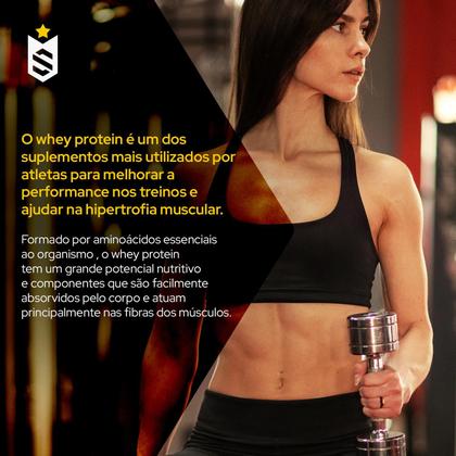 Imagem de Whey Blend Protein Concentrado e Isolado (Morango) - 900g - Soldiers Nutrition