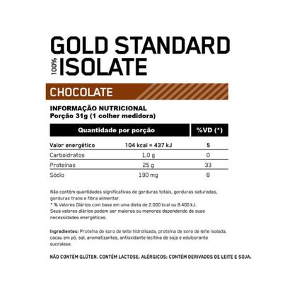 Imagem de Whey Gold Standard 100% Isolate - Importado