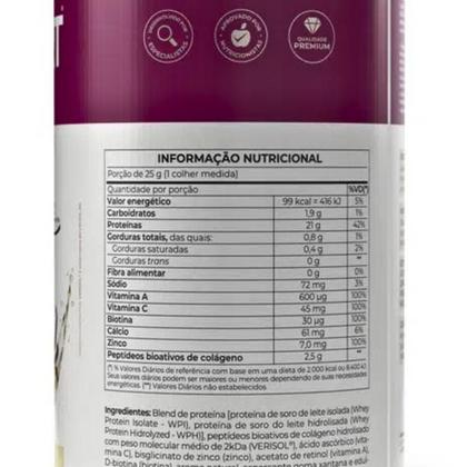 Imagem de Whey Isofort Beauty Verisol Isolado e Hidrolisado 450g Vitafor