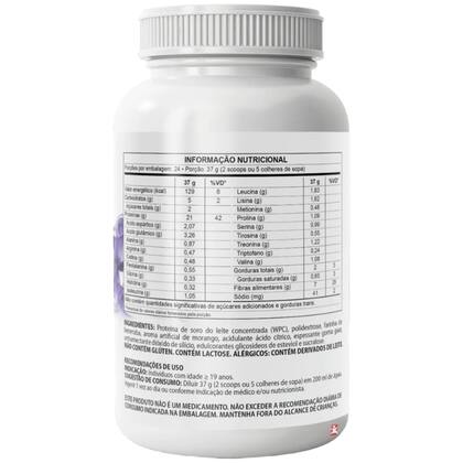 Imagem de Whey mais 100% concentrate 21g por porção morango 900g - clinicmais