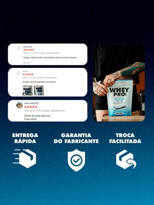 Imagem de Whey Pro Max Body Nutry 900g Proteína em Pó Sabores Morango Chocolate ou Baunilha