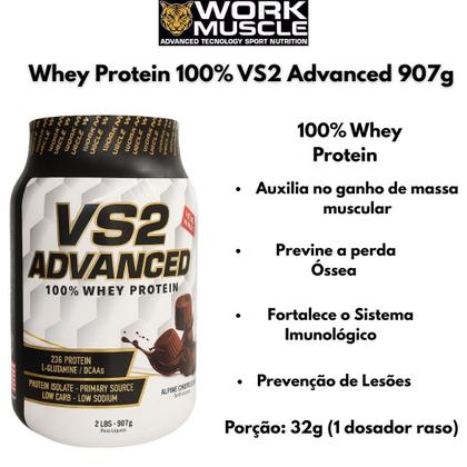 Imagem de Whey Protein 100% VS2 Advanced 907g WorkMuscle