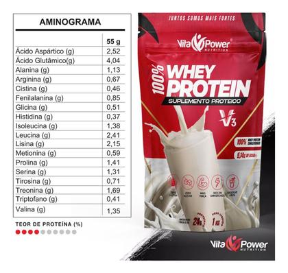 Imagem de Whey Protein 1kg V3  N1 De Vendas, o mais Saboroso Do Brasil