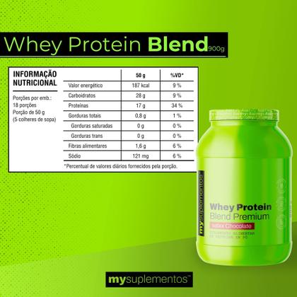 Imagem de Whey Protein Blend Premium 900g  My Suplementos
