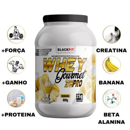 Imagem de Whey Protein  Com Beta alanina e creatina que Growth Creatina BCAA Pré Treino + Coqueteleira