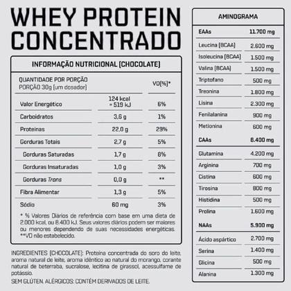 Imagem de Whey Protein Concentrado Chocolate, Dux Nutrition, 900G