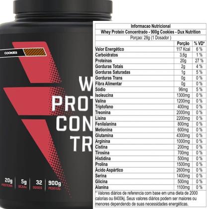 Imagem de Whey Protein Concentrado Dux Human Health Cookies  900g