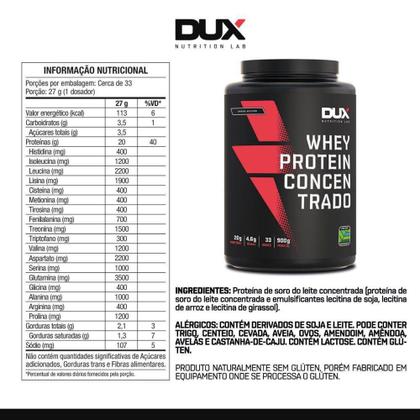 Imagem de Whey Protein Concentrado Dux Nutrition - 900g