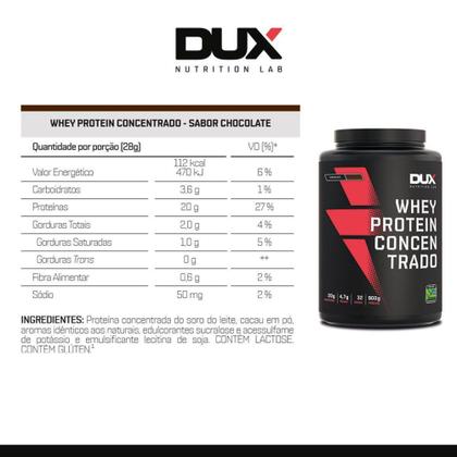 Imagem de Whey Protein Concentrado Dux Nutrition - 900g