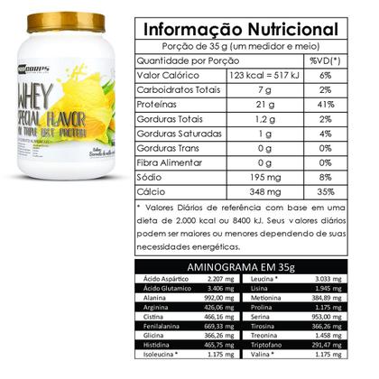 Imagem de Whey Protein Concentrado Isolado e Hidrolisado Special Flavor 840g Vários Sabores Zero Açucar