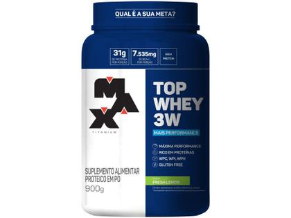 Imagem de Whey Protein Concentrado Isolado Hidrolisado - Max Titanium Top Whey 3W 900g Fresh Lemon