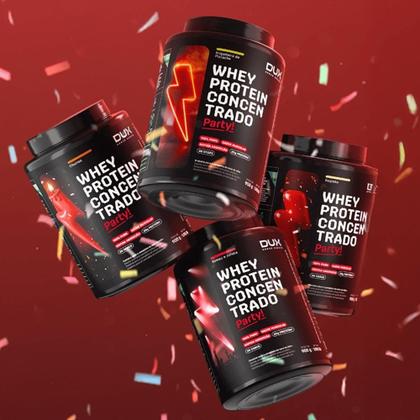 Imagem de Whey protein concentrado party! - pote 900g - Dux Human Health