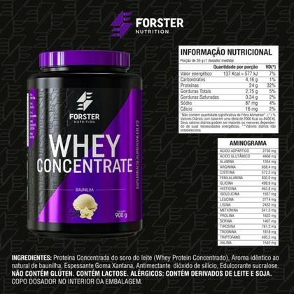 Imagem de Whey Protein Concentrado Pote 900g - Forster Nutrition