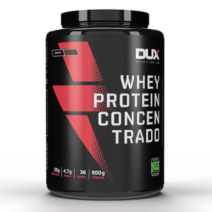 Imagem de Whey Protein Concentrado Sabor Doce de Leite Pote 900g  Dux Human Health