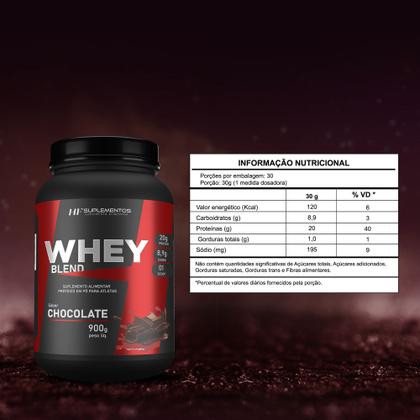 Imagem de Whey protein de chocolate 900g hf suplements
