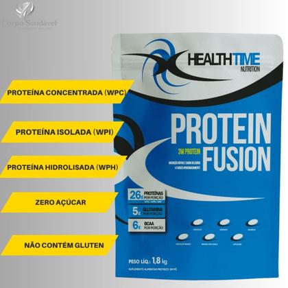 Imagem de WHEY PROTEIN FUSION 3W HEALTH TIME - 1,8kg
