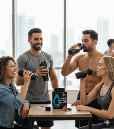 Imagem de Whey Protein Isolado 100% Proteina Chocolate Pote 450g - Dux Nutrition