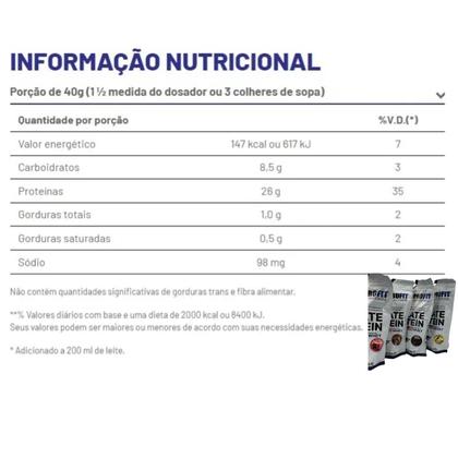 Imagem de Whey Protein Isolado Profit 900g Recuperação Muscular e Ganho de Massa Muscular