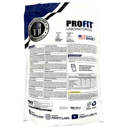 Imagem de Whey Protein Isolado Profit 900g Recuperação Muscular e Ganho de Massa Muscular