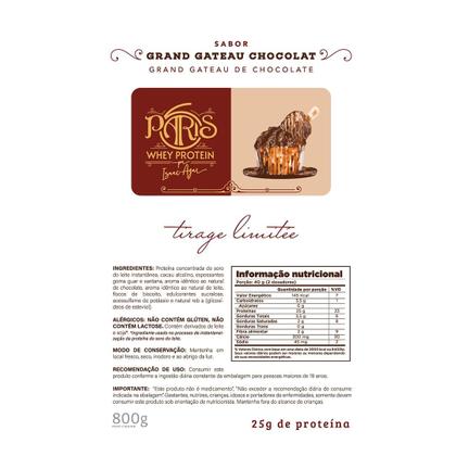 Imagem de Whey Protein Paris 6 800g Sem Lactose Chef Whey